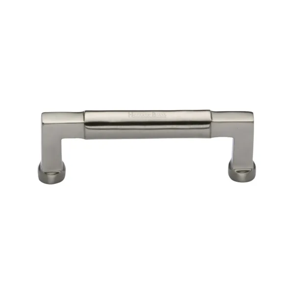 Heritage Brass Cabinet Pull Bauhaus Design 101mm CTC Satin Nickel Finish