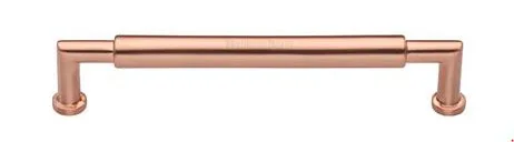 Heritage Brass Cabinet Pull Bauhaus Design 101mm CTC Satin Rose Gold