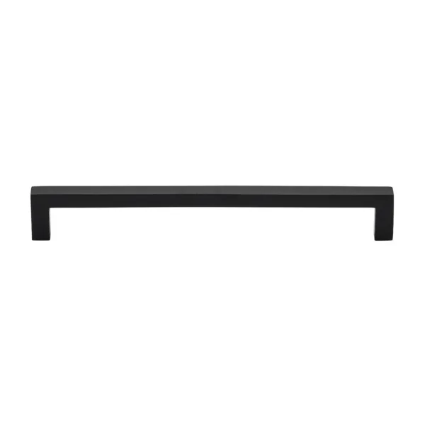 Heritage Brass Cabinet Pull City Design 192mm CTC Matt Black Finish