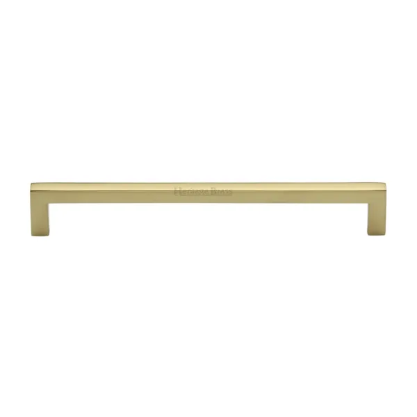 Heritage Brass Cabinet Pull City Design 192mm CTC Polished Brass Finish