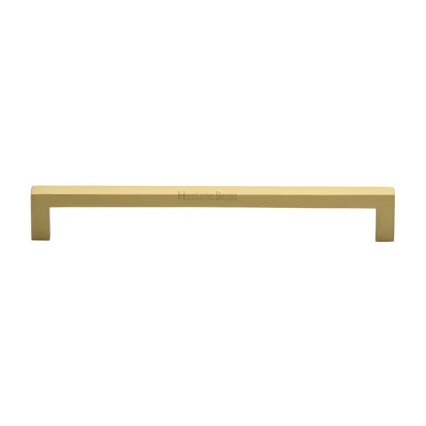 Heritage Brass Cabinet Pull City Design 192mm CTC Satin Brass Finish