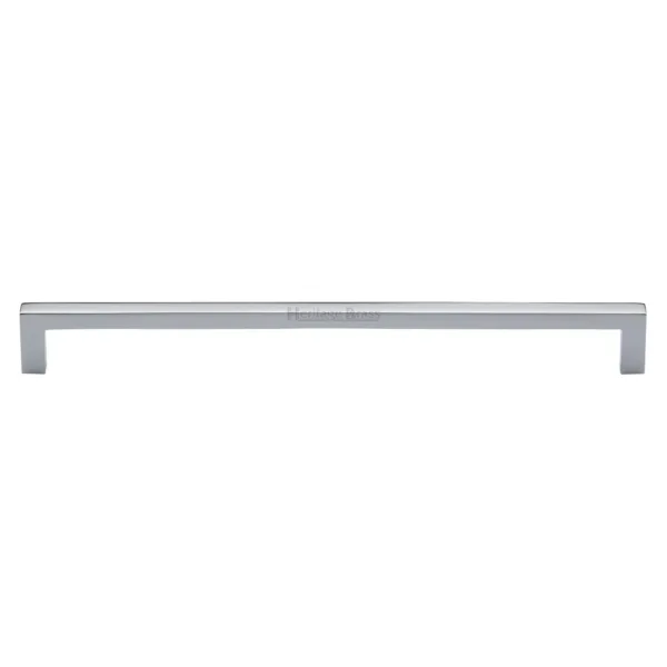 Heritage Brass Cabinet Pull City Design 256mm CTC Polished Chrome Finish