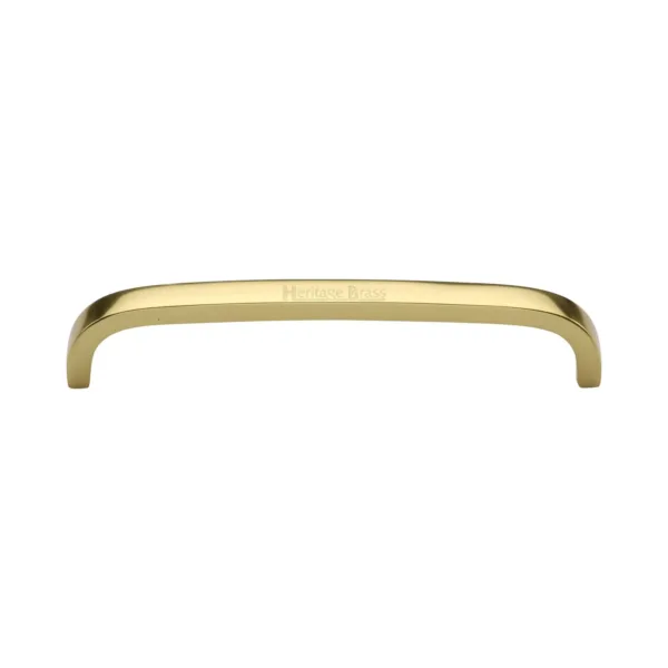 Heritage Brass Cabinet Pull D Shaped 152mm CTC Polished Brass Finish