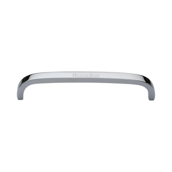 Heritage Brass Cabinet Pull D Shaped 152mm CTC Polished Chrome Finish