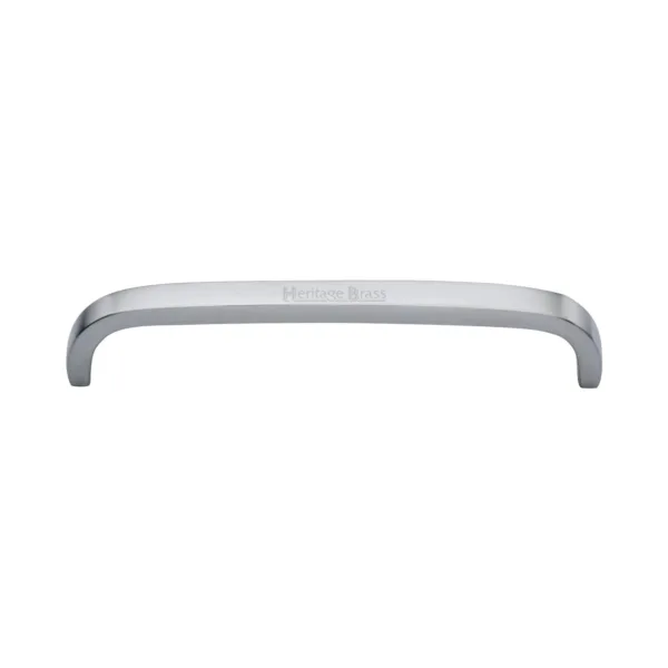 Heritage Brass Cabinet Pull D Shaped 152mm CTC Satin Chrome Finish