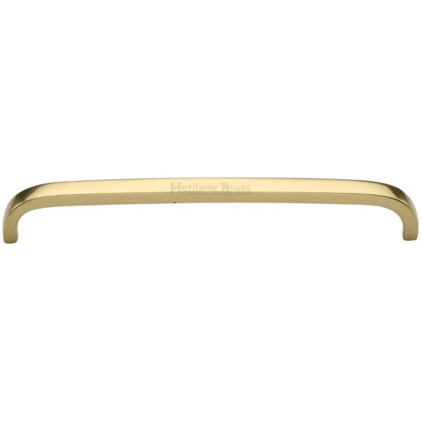 Heritage Brass Cabinet Pull D Shaped 203mm CTC Polished Brass Finish