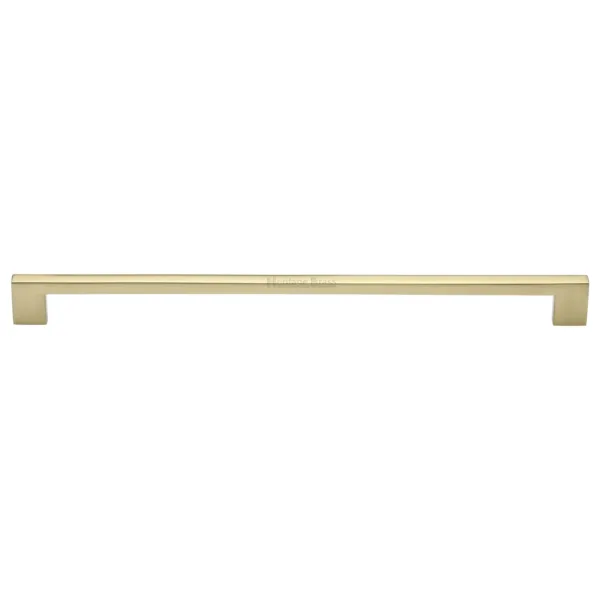 Heritage Brass Cabinet Pull Metro Design 320mm CTC Polished Brass Finish