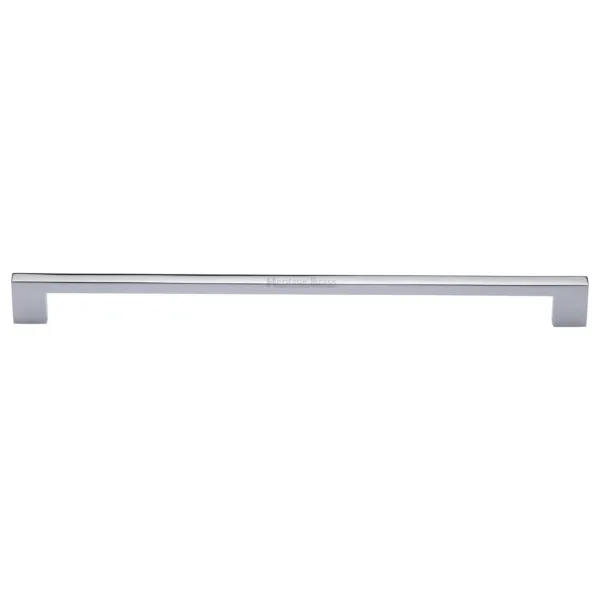 Heritage Brass Cabinet Pull Metro Design 320mm CTC Polished Chrome Finish