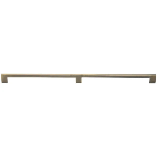 Heritage Brass Cabinet Pull Metro Design 480mm CTC Antique Brass Finish