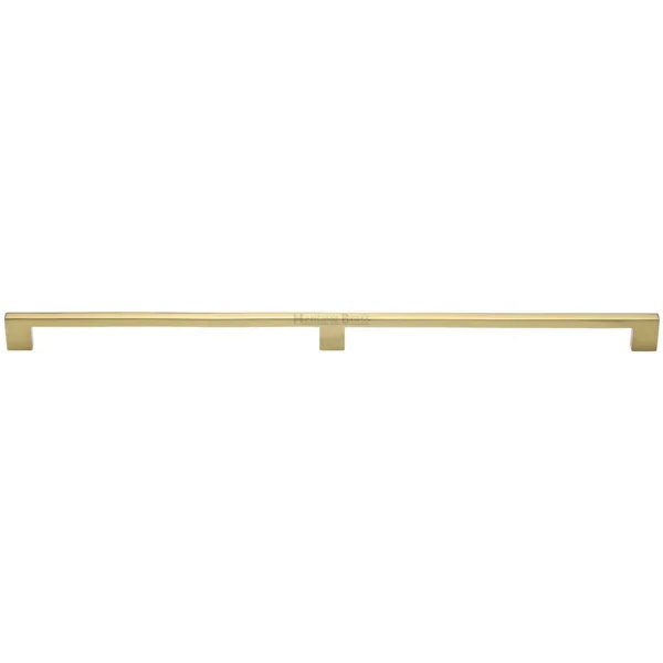 Heritage Brass Cabinet Pull Metro Design 480mm CTC Polished Brass Finish