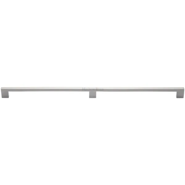 Heritage Brass Cabinet Pull Metro Design 480mm CTC Satin Nickel Finish