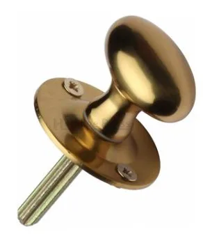 Heritage Brass Oval Thumbturn Without Bolt Polished Brass