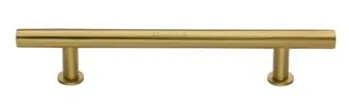 Heritage Brass T-Bar Cabinet Pull Handle 101mm CTC Satin Brass