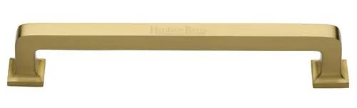 Heritage Brass Vintage Square Cabinet Pull Handle 254mm CTC Satin Brass