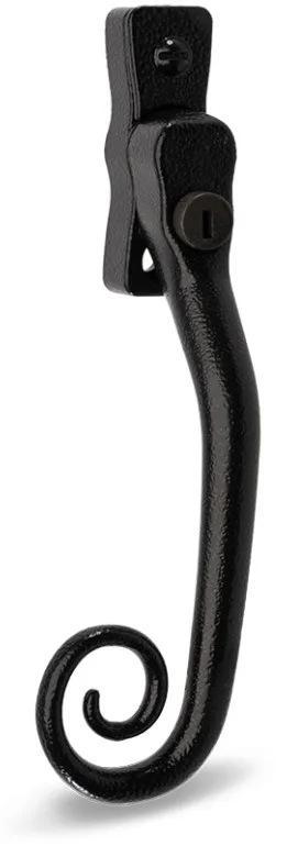 Mila Heritage Monkeytail Left Hand Locking Window Espag Fastener Heritage Black