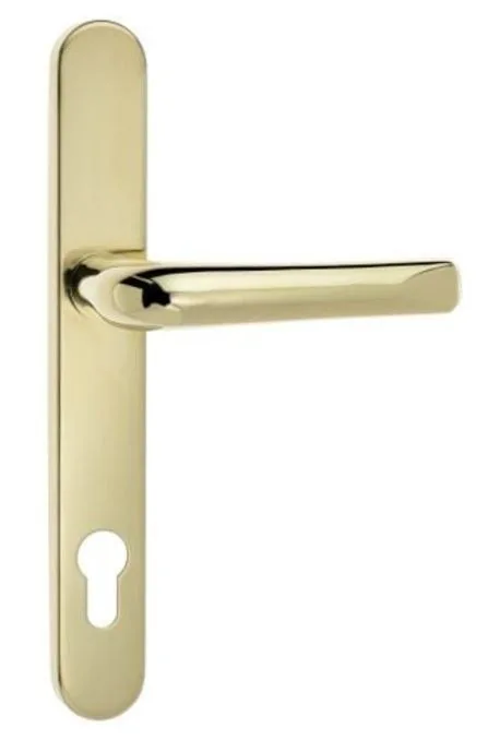 Mila Supa Stainless Steel Multipoint Door Handle 92mm Centres PVD Gold