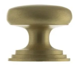 Millhouse Brass Old English 32mm Lincoln Cabinet Knob Satin Brass