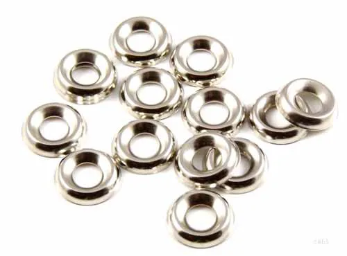 Number 8 Surface Screw Cup Nickel Plated