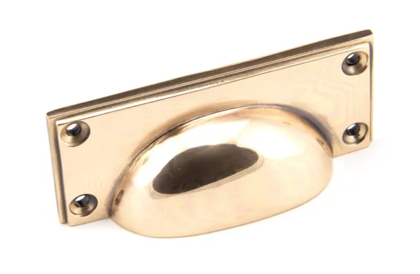 From The Anvil Polished Bronze Art Deco Drawer Pull