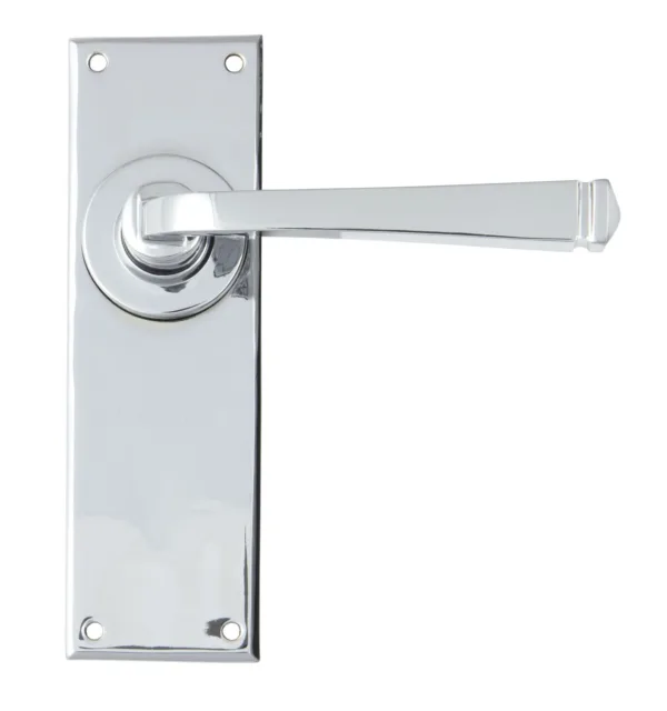 Polished Chrome Avon Lever Latch Set