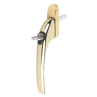 Pro-Linea Inline Locking Window Espag Handle Gold