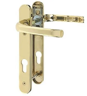 Pro-Linea Sprung Multipoint Door Handle Polished Brass