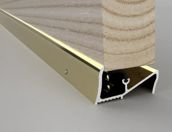 Stormguard 1219mm Lowline Inward Opening Threshold Door Sill Gold