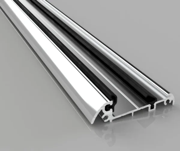 Stormguard 1219mm Slimline Screwport Inward Opening Threshold Door Sill Silver