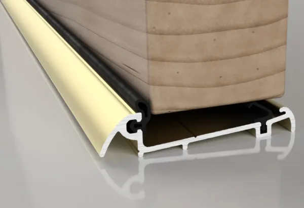 Stormguard 1219mm Slimline Wide Inward Opening Threshold Door Sill Gold