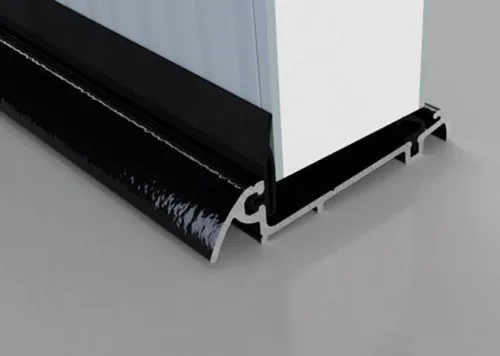 Stormguard 1219mm Slimline Wide Inward Opening Threshold Door Sill Black