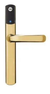 Yale Conexis L1 Smart Door Lock Handle Brass Effect