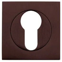 Zoo Hardware Stanza ZPZ Square Euro Profile Escutcheon Etna Bronze