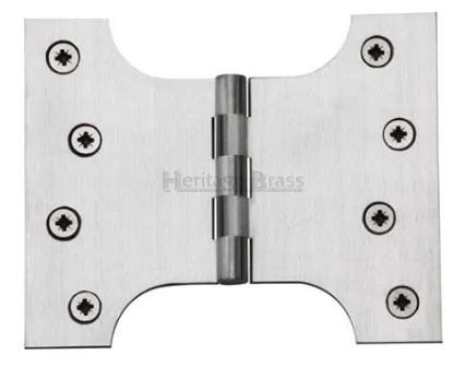 Heritage Brass 4" x 3" x 5" Parliament Hinge Satin Chrome