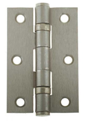 Jedo Grade 7 Steel Ball Bearing Hinges Satin Nickel