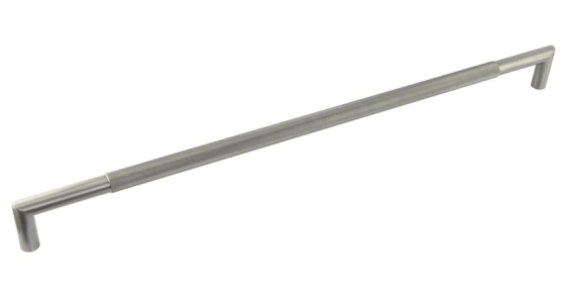 Frelan Three One Six Diamond Fire Door Bolt Through Pull Handle 800mm Gun Metal