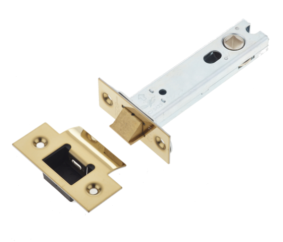 Jedo 102mm Heavy Duty Tubular Mortice Latch Brass